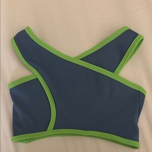 Kids' Blue and Green Dancing Top